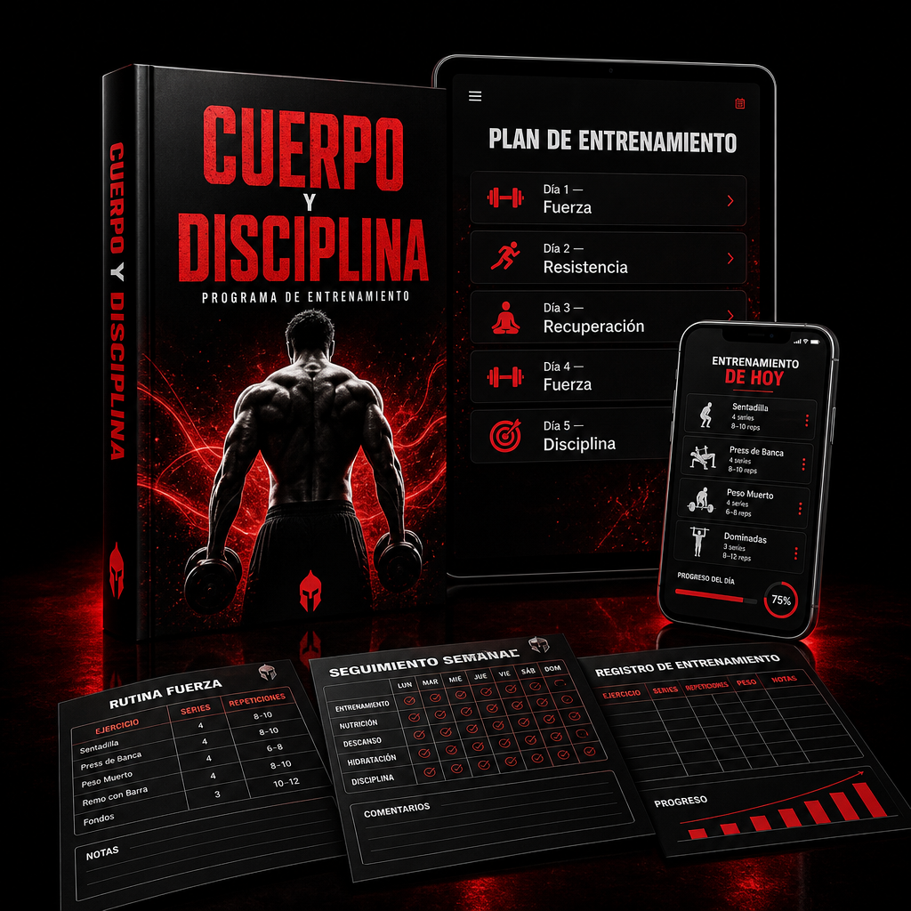 Bono incluido: Programa de entrenamiento Cuerpo y Diciplina